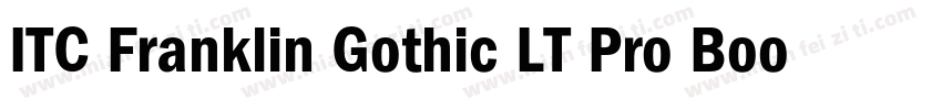 ITC Franklin Gothic LT Pro Book字体转换
